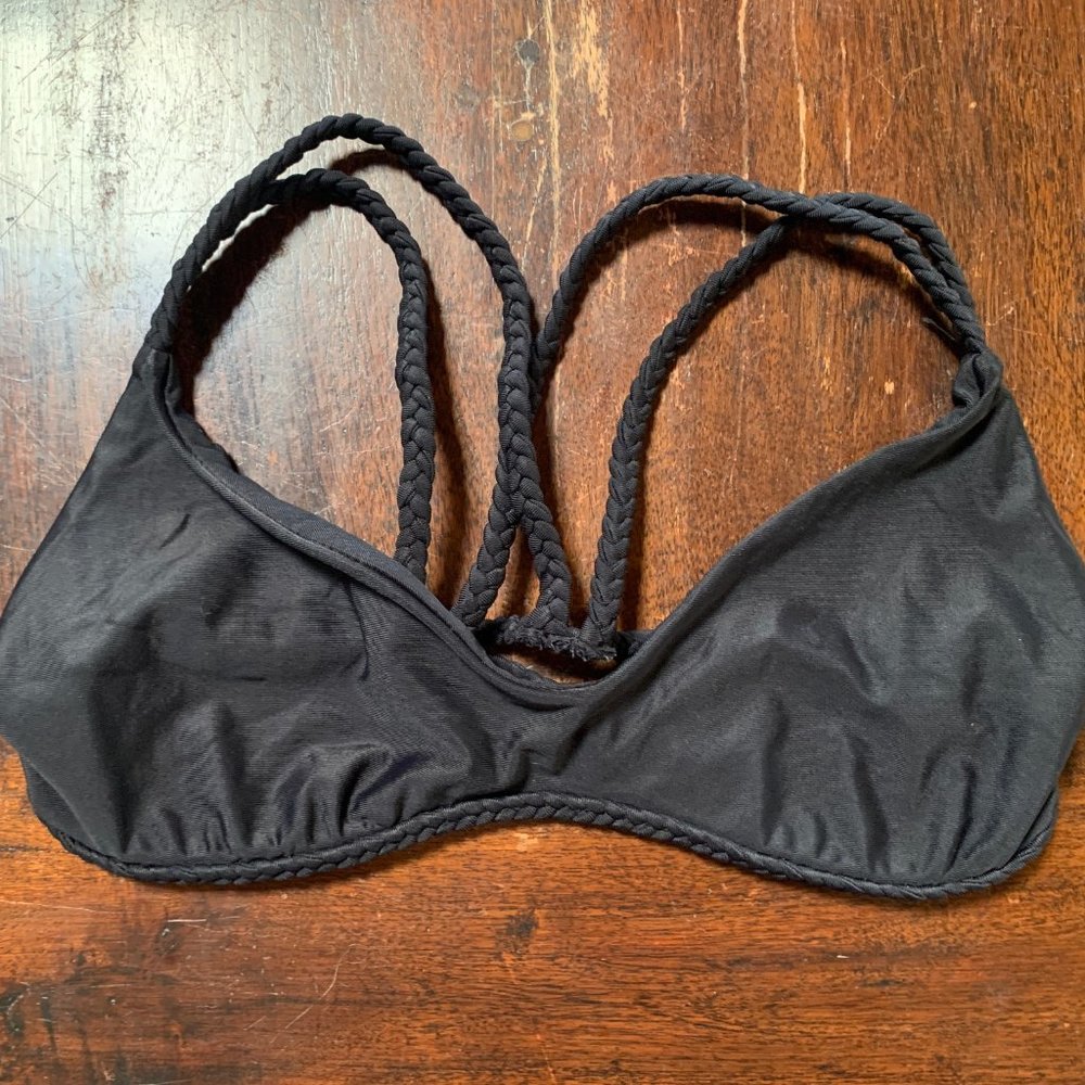 Frankie's Bikinis - Black Kaia Top